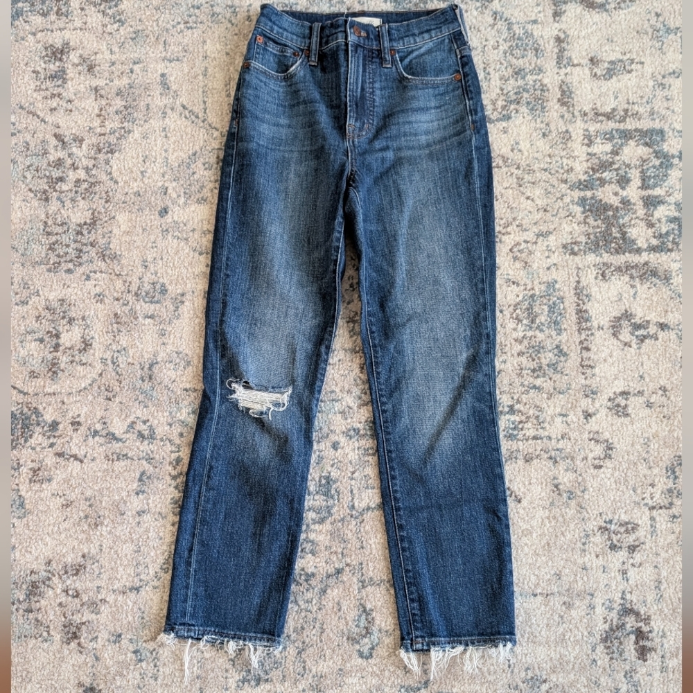 Madewell Perfect Vintage Crop Jeans, Bellbrook Wash, Size 23